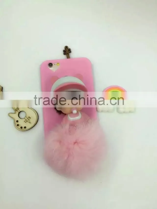 Luxury Girl Stand Heat TPU Mobile Phone Cover Case For Apple iPhone 5G 5S 6S 6 Plus