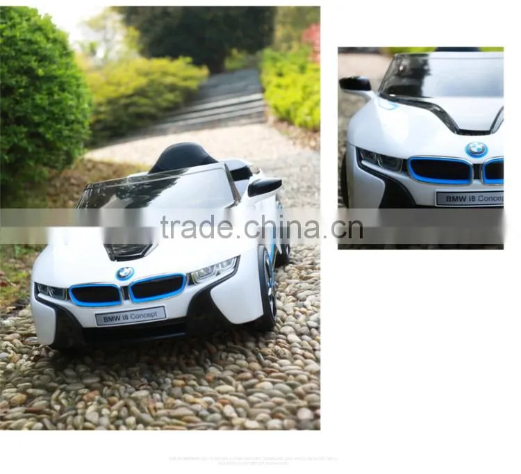 New style 12V licensed ride on car toys remote control baby battery car i8 JE168