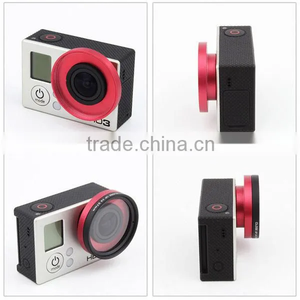 37mm CNC Aluminum Alloy UV Lens Filter Ring Adapter For GoPro Hero 3/3+
