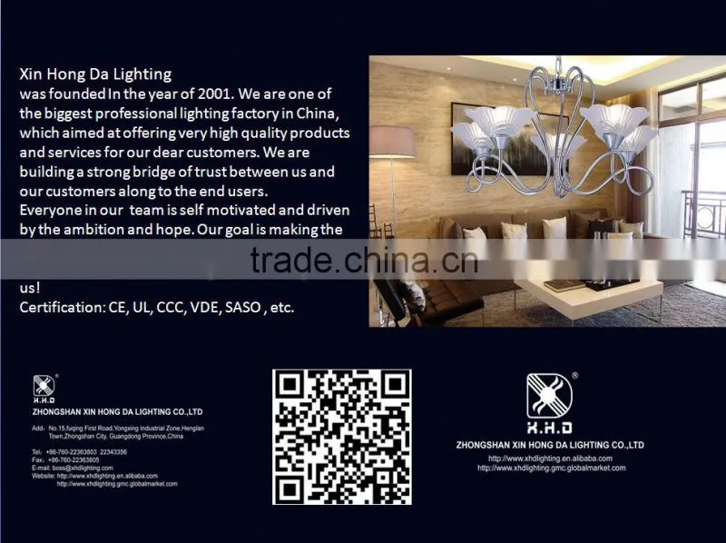 High quality fancy wall sconces lighting/ bronze finishing XHD manufacture