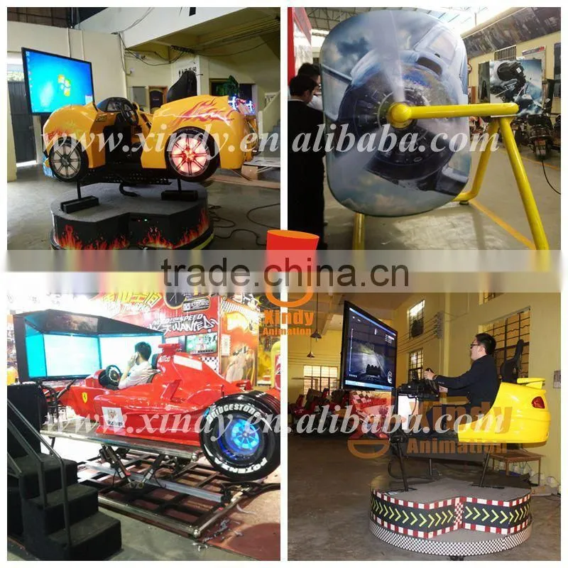 Amazing 720 degree flight simulator seat