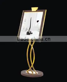 Popular Slant Stainless Steel Lobby Sign Stand