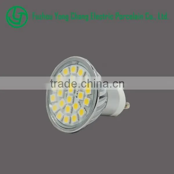 hot sale glass cup high quality 5w 30pcs 2835smd gu10 led spotlight