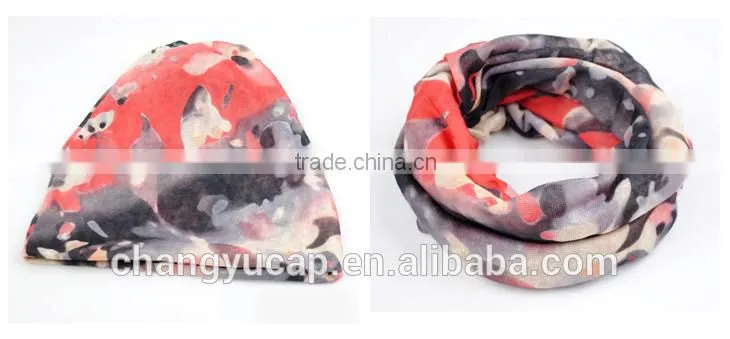Fashion summer set of thin head scarf/Multi-function scarf