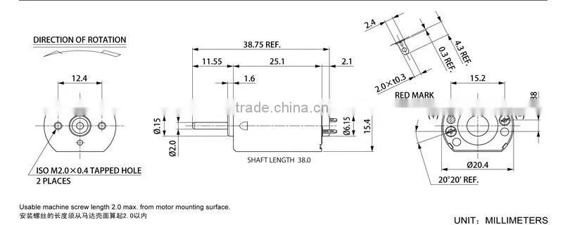 5v CL-FF130 generator for Car Headlamp