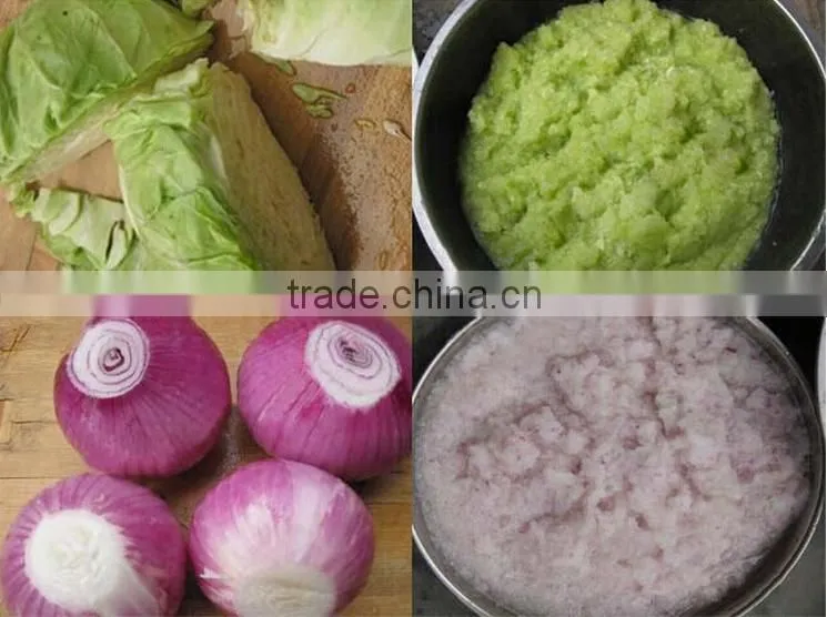 Low consumption Spinach grinding machine garlic broker Mashed garlic machine/green bell pepper shreds making machine