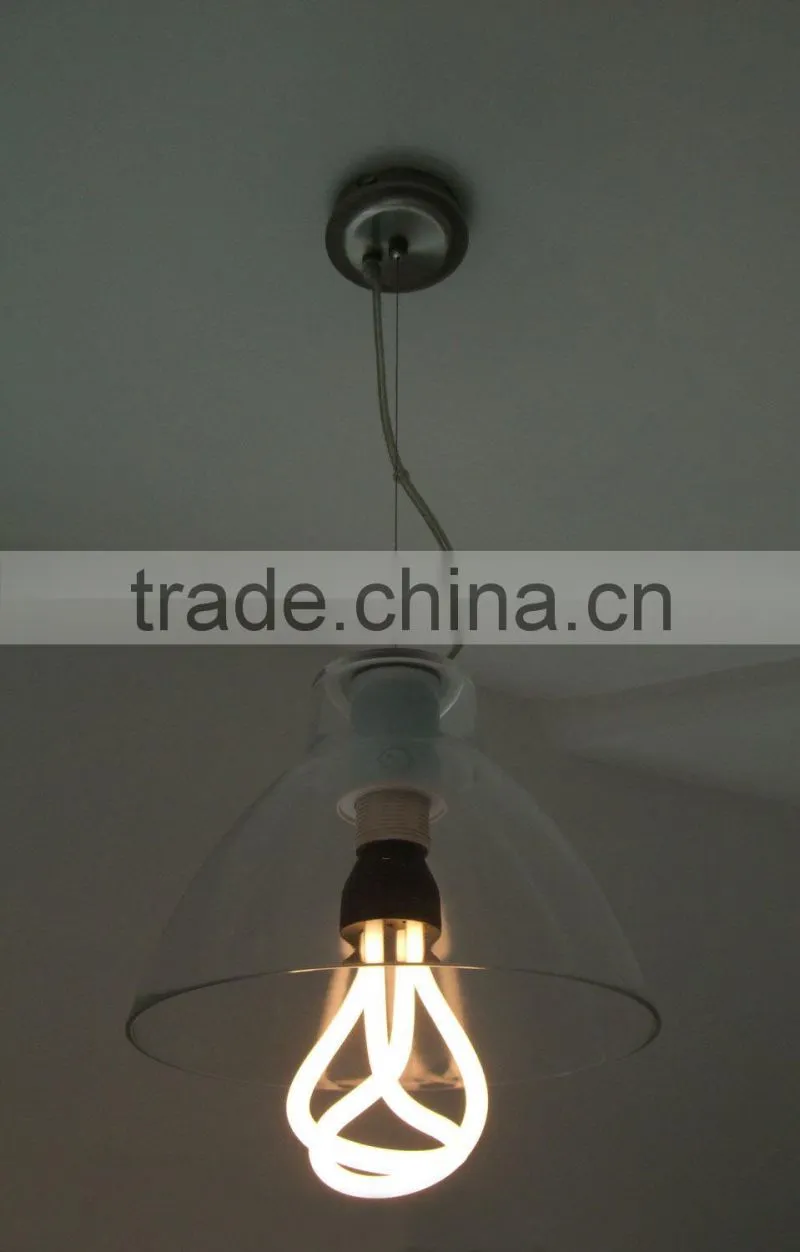 White Glass Led Creative Energy Saving Bulb Funny Design For Home House Hotel Villa Room