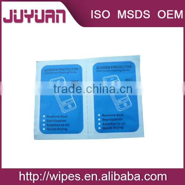Manufacture Spunlace screen antibacterial cleaning smartphone antibacterial Wipes