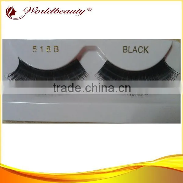 2013 hot strip lashes wholesale good quality stock cheap synthetic fiber false eyelash extensions 518ABCDEF