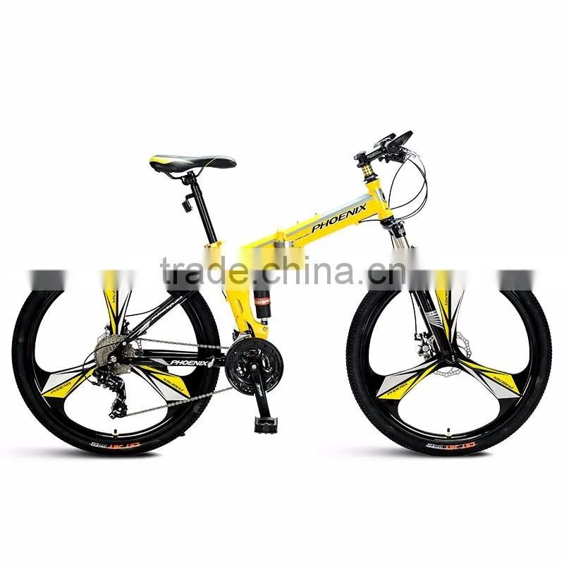 folding bike mountain bike integrated wheels bike
