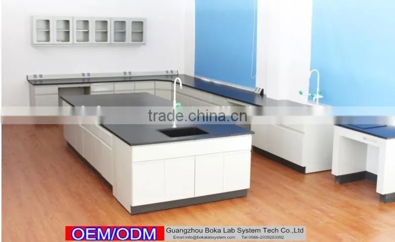 Chemistry lab bench worktop in phenolic resin