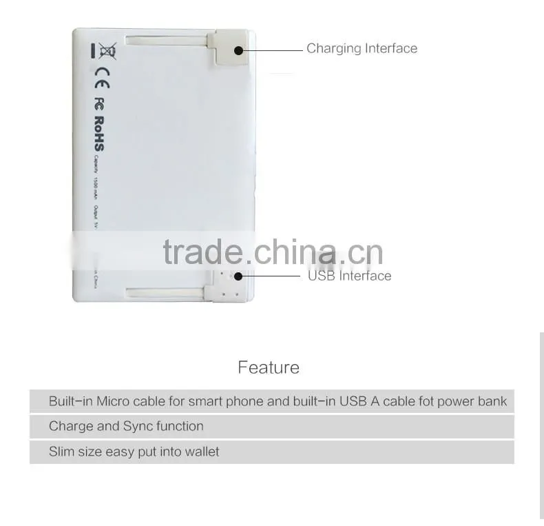 Portable External Battery Charger portable usb power bank mini solar charger