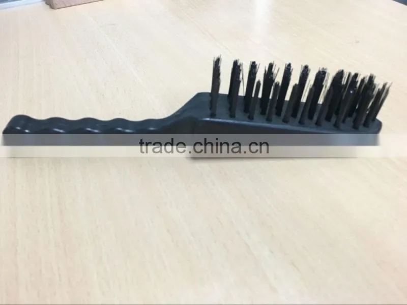 black plastic wire brush stainless steel wire brush