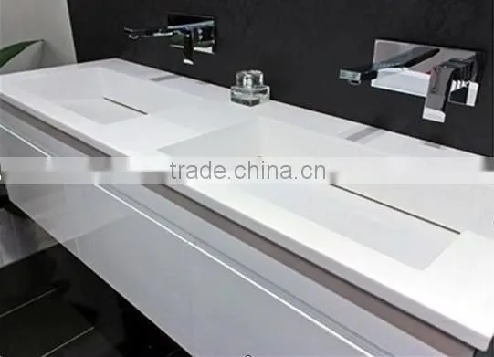 double bathroom sink/wall mount sink/double sink vanity