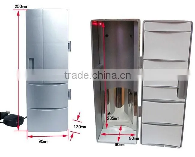 Portable USB Powered Desktop Fridge Cooler and Heater