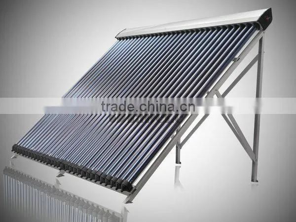 Pressurized Solar Collector with heat pipe