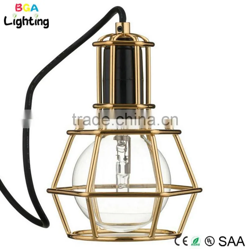 E27 & E26 Energy saving wood pendant lamp core set cord