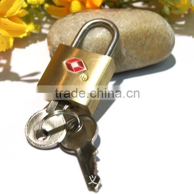 cheap safe TSA suitcase metal brass padlocks manufacturer