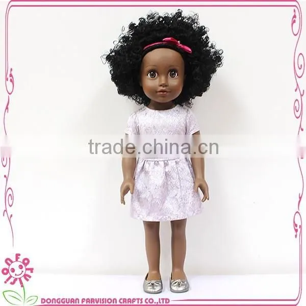 Fashion 18 Inch Vinyl Doll African American