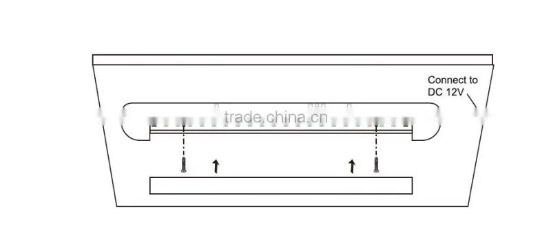 Elegant easy installation bright light aluminum LED Light Bar (SC-D105A)
