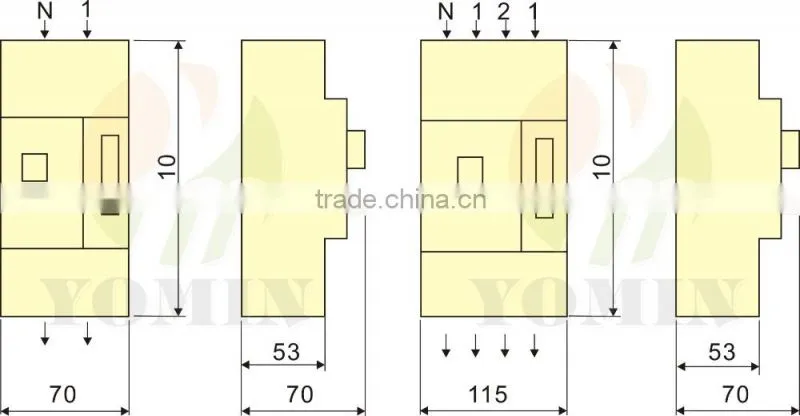 Industrial PG Molded Case Circuit-Breakers with Leakage Protection / 4P ELCB