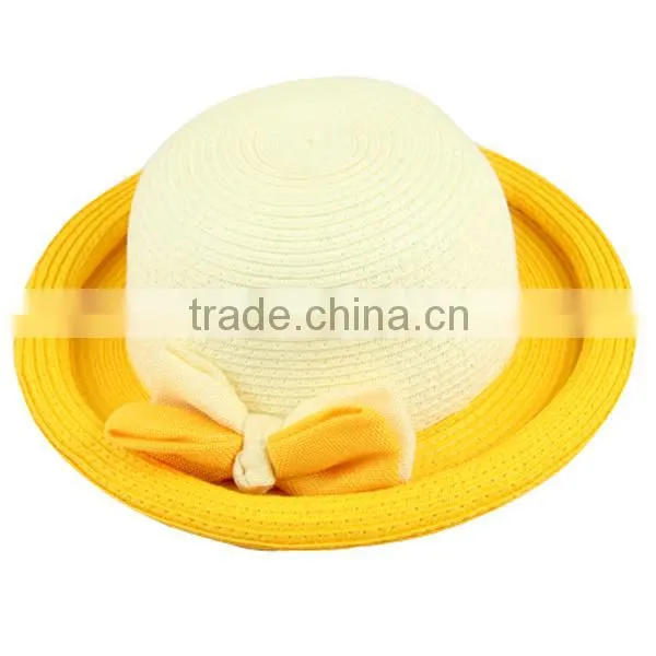 Hotsale mexican straw hats breathable coffee fedora straw hat with ribbon Summer cool strawhat