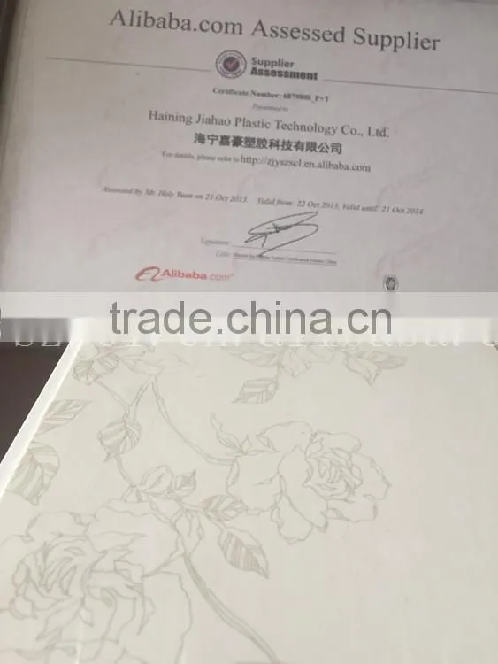 PVC ceiling tile hot stamping series in Haining China