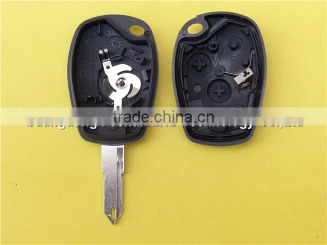 Keyless Entry Remote Key Case replacement for 2 Button Renault Megane Car Key Blank Fob with 206 blade