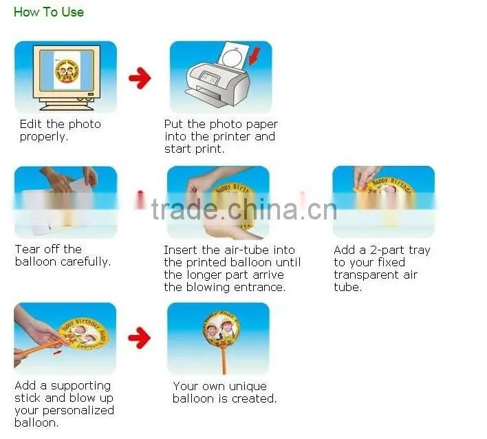 Sublimation Printing Customized Balloon