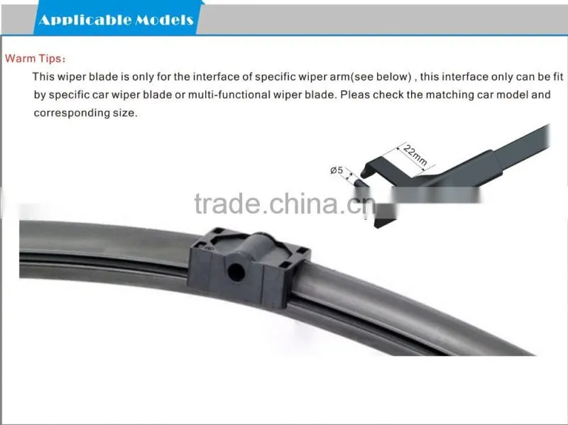 S540 20 inch Soft Windshield Car Wiper Blade