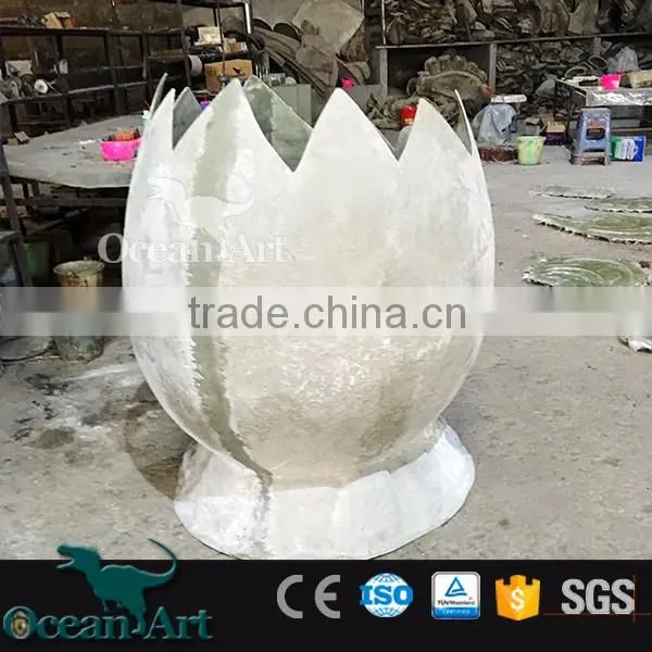 BY-DY-042003 Theme Park Handmade Fiberglass Hatching Dinosaur Eggs
