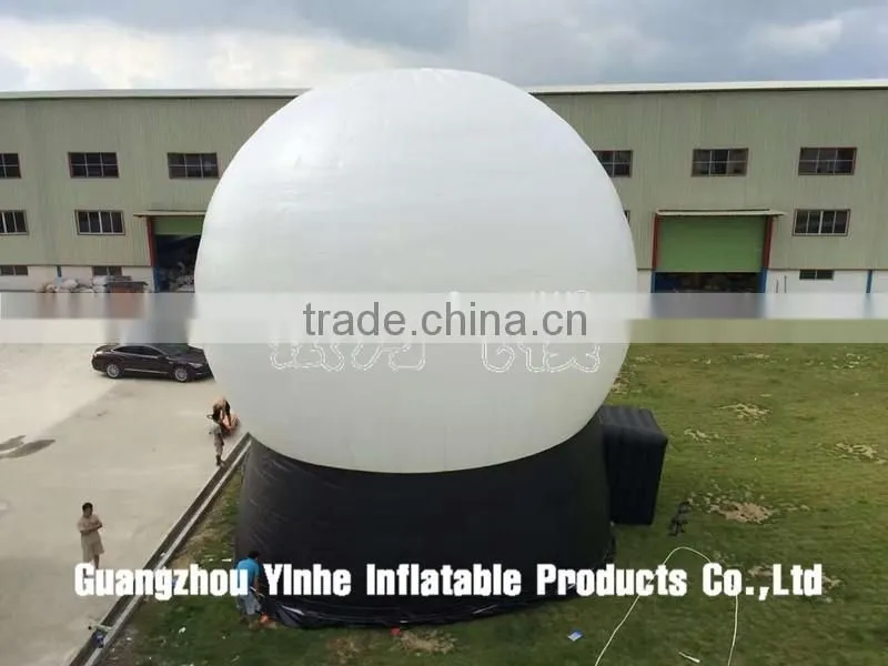 white Inflatable Dome Projection Planetarium Dome