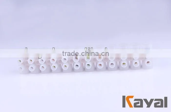 30a electric terminal block,screw terminal block with plastic PA/PE