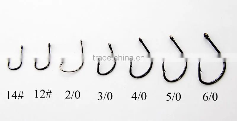 sport circle hook high carbon steel 6/0 500pcs/bag