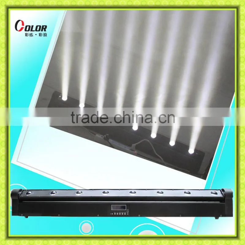 sweeper beam led 8*12w white professional stage lighting beam bar