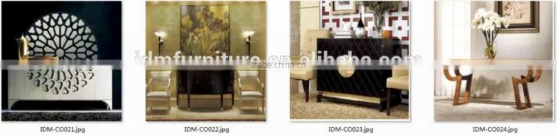Wooden hotel lobby table IDM-CO022
