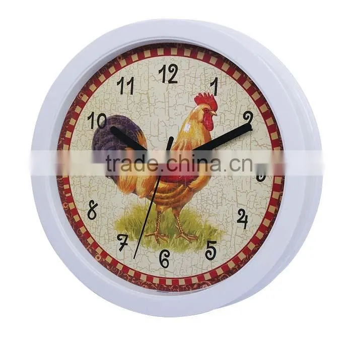 2015 Plastic Frame Wall Clock For Promotion