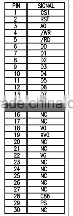 st7567 controler graphic COG lcd module 128X64