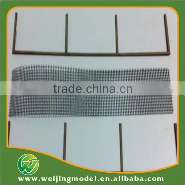 new model HO plastic cheap garden fence for architecture model train