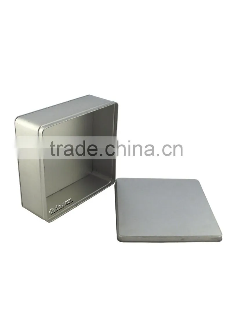 metal gift box, brownie storage box, almond tin
