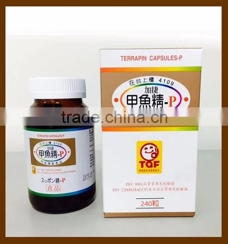 Personal care certificate Trionyx soft capsule food supplement