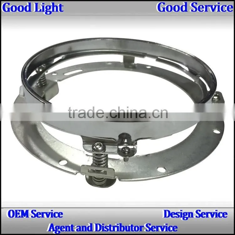 J-eep wr-angler 2017-2015 led headlight mounting bracket,7'' round Aluminium halo hood bracket and mount