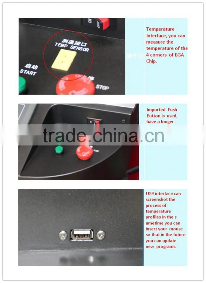 Semi-auto BGA Rework Station DH-A2 Optical Alignment BGA Rework Machine