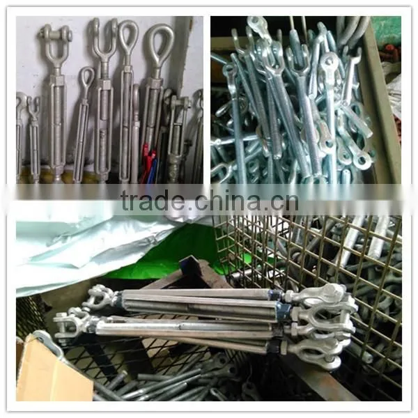 Factory supply drop forged m24 galvanized turnbuckle