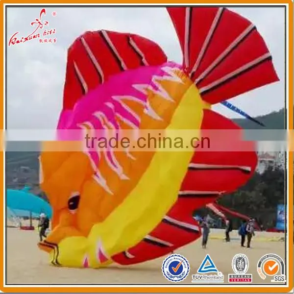 Fish kite, inflatble kite, large show kite from weifang kite factory.