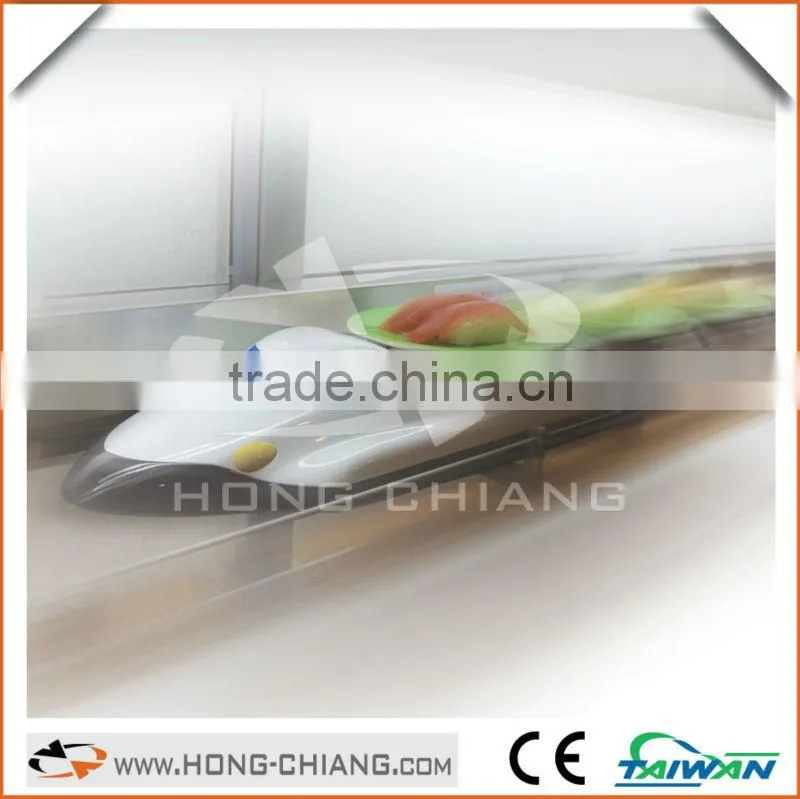 sushi conveyor system - Concealed plate-return system