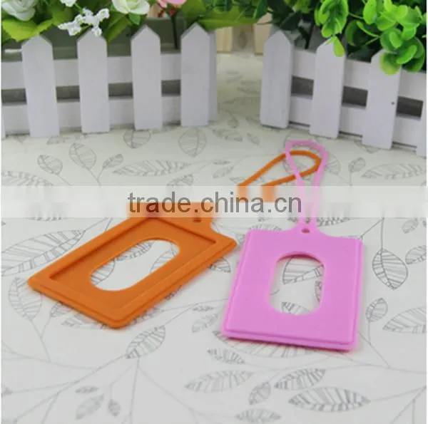 Travel Convenient silicone luggage tag for promotion gift