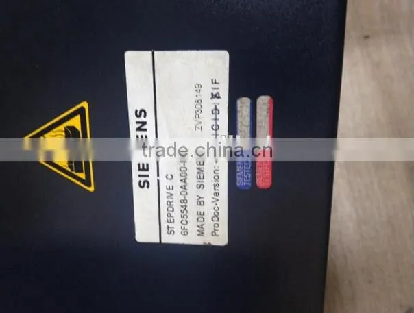 Siemens used and tested servo amplifier 6FC5548-0AA00-0AA0