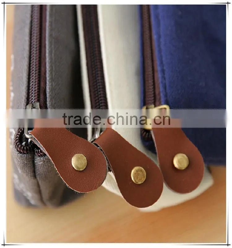 Assorted Color Cute Handmade Cotton Pencil Case For Girls