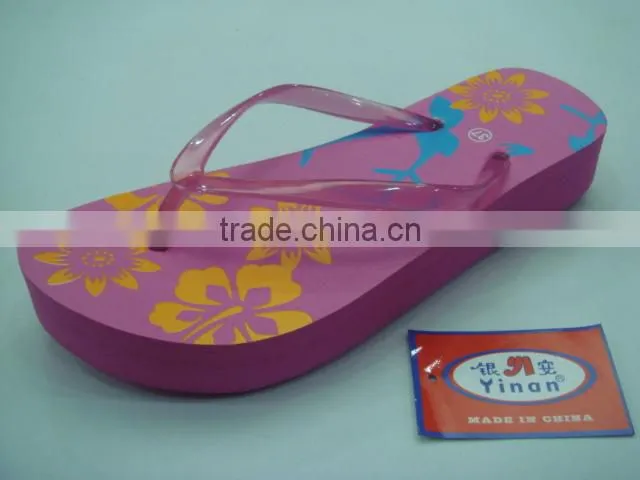 663 LOULUEN Custom EVA Slipper Women Wedge Heel Slippers High Heel Slippers
